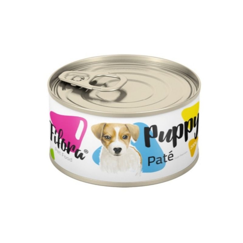 کنسرو غذای سگ فیفورا مدل puppy pate طعم ترکیبی وزن 200 گرم